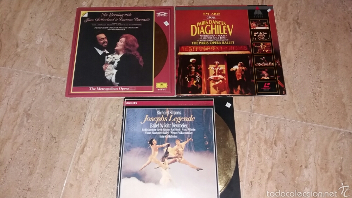 V&iacute;deos y DVD musicales: LOTE 3 LASER DISC - Foto 1
