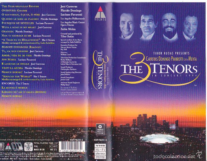 los tres tenores, the 3 tenors en cinta video v - Comprar Vídeos