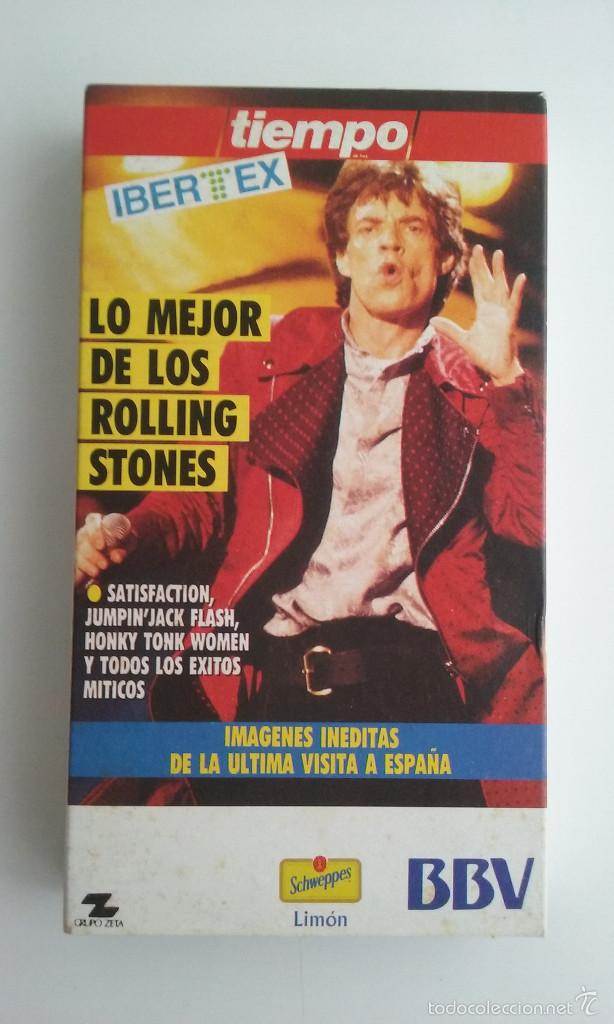 V&iacute;deos y DVD musicales: VHS/LO MEJOR DE LOS ROLLING STONES.