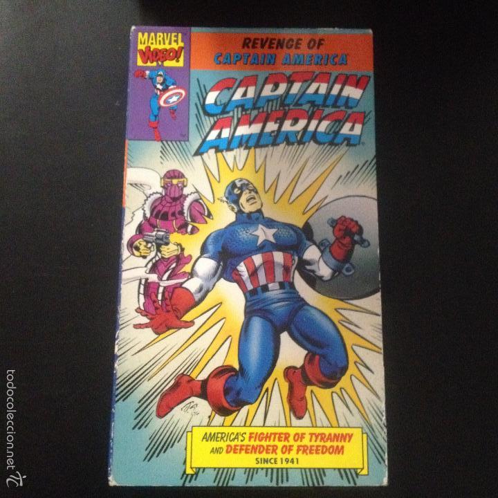Vid&eacute;os y DVD Musicaux: PELICULA VHS REVENGE CAPTAIN AMERICA CAPITAN AMERICA DIBUJOS ANIMADOS EN INGLES VOL II