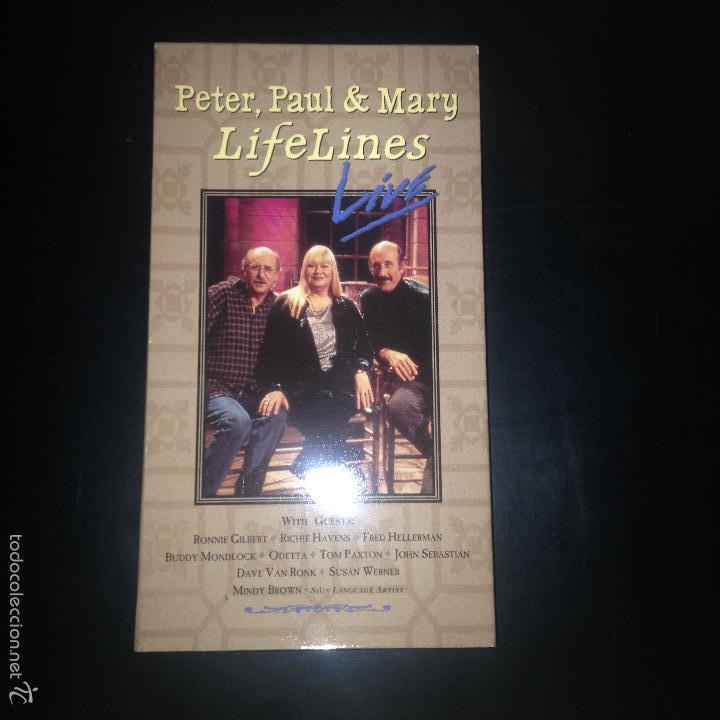Vid&eacute;os y DVD Musicaux: VHS PELICULA MUSICA PETER, PAUL AND MARY LIFELINES LIVES