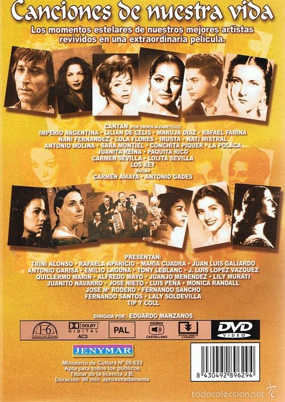 V&iacute;deos y DVD musicales: DVD CANCIONES DE NUESTRA VIDA - Foto 2