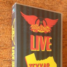 Vídeos y DVD Musicales: VHS MUSICA - CBS 1988 - AEROSMITH LIVE TEXXAS JAM ´78 - COMO NUEVO Y PERFECTO DE TODO - COMPROBADO. Lote 61907924