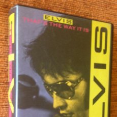Vídeos y DVD Musicales: VHS MUSICA MGM 1992 - ELVIS PRESLEY THAT ´S THE WAY IT IS - PERFECTO - SUB. EN ALEMÁN - COMPROBADO. Lote 61911284