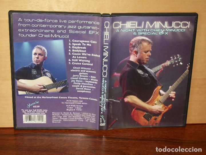 Video e DVD Musicali: CHIELI  MINUCCI  -  A  NIGHT  WITH CHIELI  MINUCCI  & SPECIAL  EFX  -DVD  MUSICAL