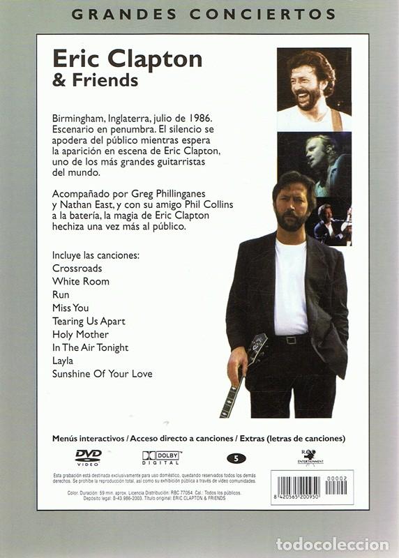 V&iacute;deos y DVD musicales: DVD ERIC CLAPTON & FRIENDS - Foto 2