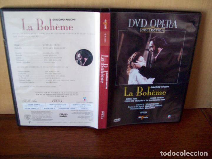 V&iacute;deos y DVD musicales: LA  BOHEME  DE  GIACOMO  PUCCINI - LUCIANO  PAVAROTTI -ORQUESTA  Y  COROS SAN  FRANCISCO OPERA -DVD-