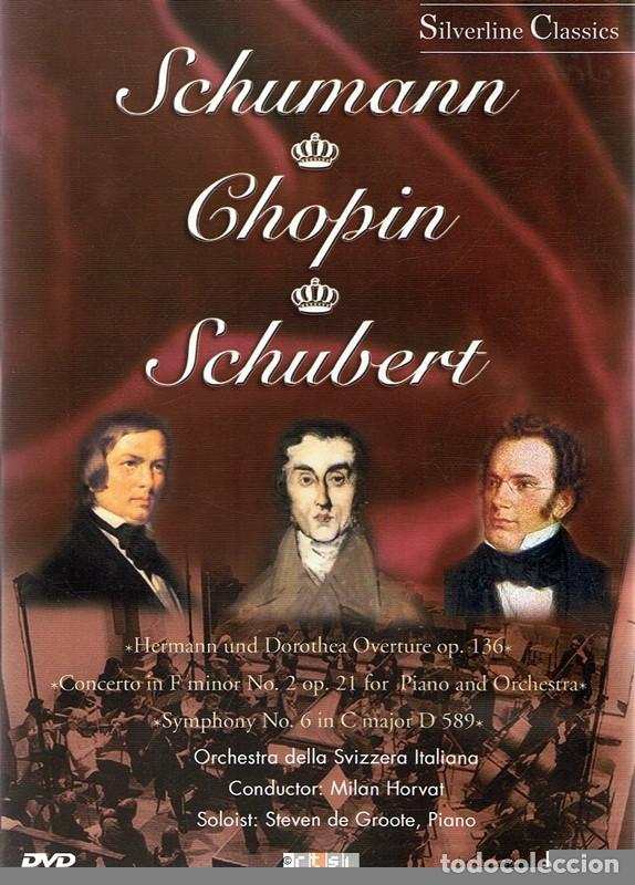 V&iacute;deos y DVD musicales: DVD SCHUMANN - CHOPIN - SCHUBERT  SILVERLINE CLASSICS - Foto 1