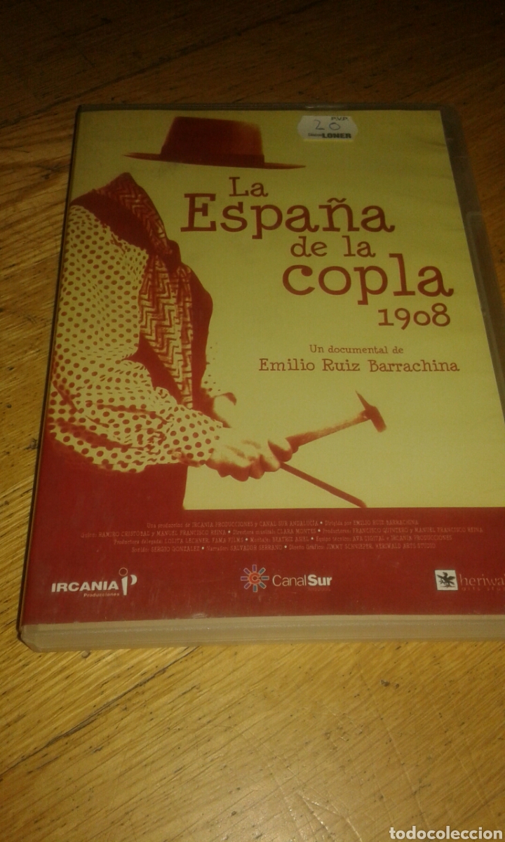 V&iacute;deos y DVD musicales: La espa&ntilde;a de la copla 1908, documental