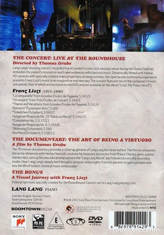 V&iacute;deos y DVD musicales: DVD LANG LANG &uml;LISZT NOW&uml; - Foto 2