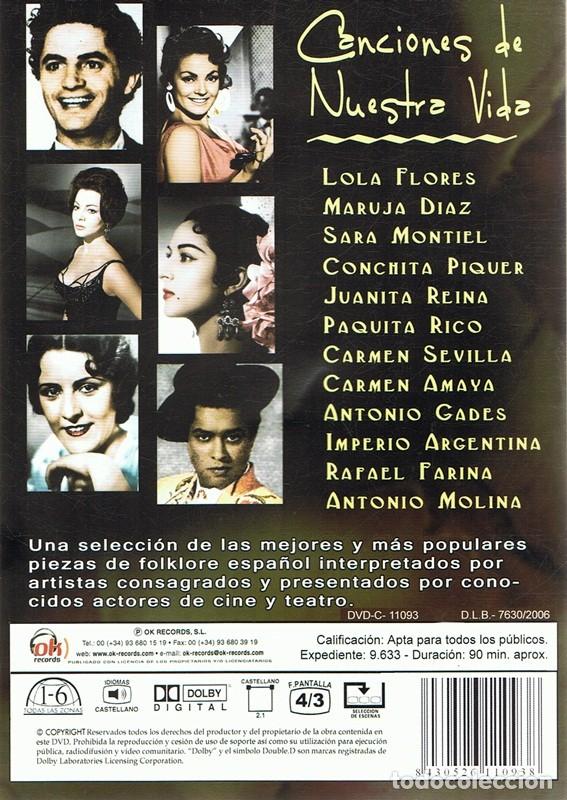 V&iacute;deos y DVD musicales: DVD CANCIONES DE NUESTRA VIDA - Foto 2