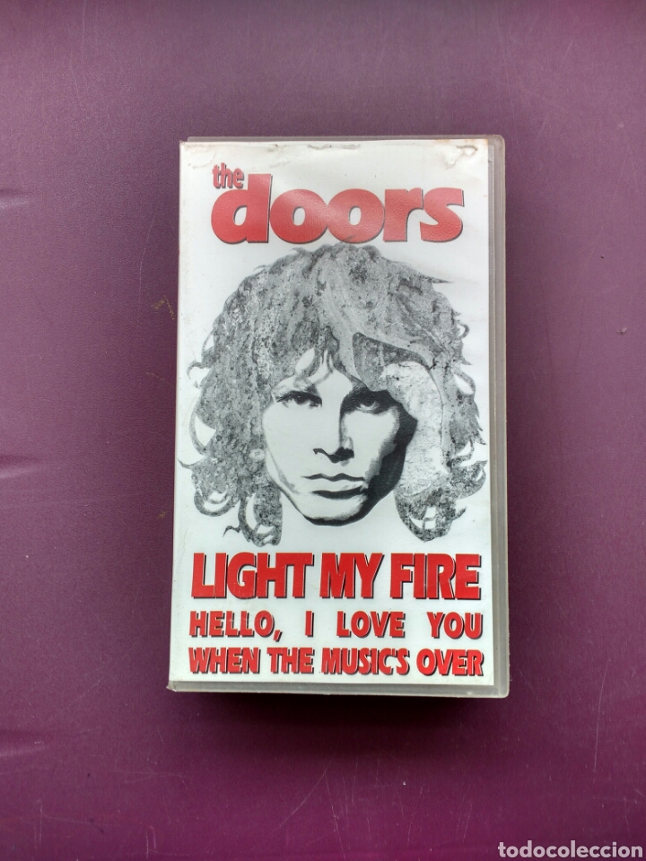 V&iacute;deos y DVD musicales: The doors. Light my fire. VHS. Dificil - Foto 1