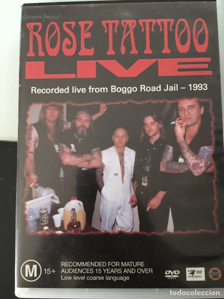 Vid&eacute;os y DVD Musicaux: ROSE TATTOO-LIVE-LIVE FROM BOGGO ROAD JAIL-1993-MUY RARO