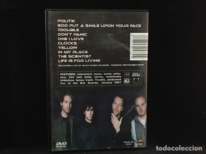V&iacute;deos y DVD musicales: COLDPLAY - INTIMATE & INTERACTIVE - DVD - Foto 2