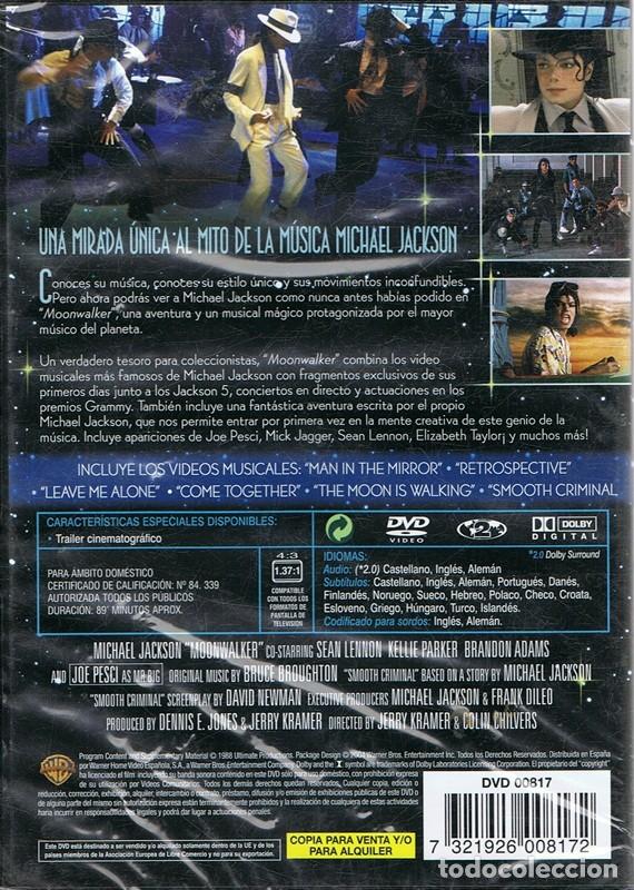 V&iacute;deos y DVD musicales: DVD MICHAEL JACKSON &uml;MOONWALKER&uml; ( PRECINTADO) - Foto 2
