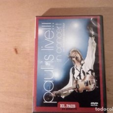 Vídeos y DVD Musicales: ( 734 ) PAUL MCCARTNEY IS LIVE ...IN CONCERT DVD. Lote 109035863