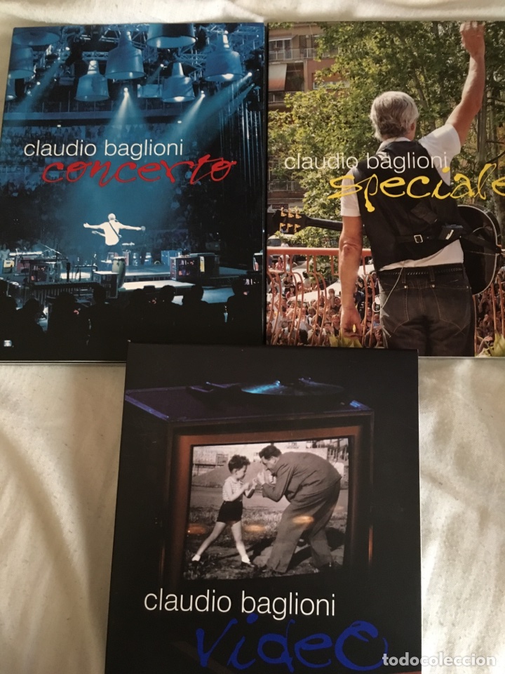 V&iacute;deos e DVD Musicais: CLAUDIO BAGLIONI-CONCERTO-TOUR 2006-2007-SPECIALE-VIDEO-4 DVD-MUY RARO