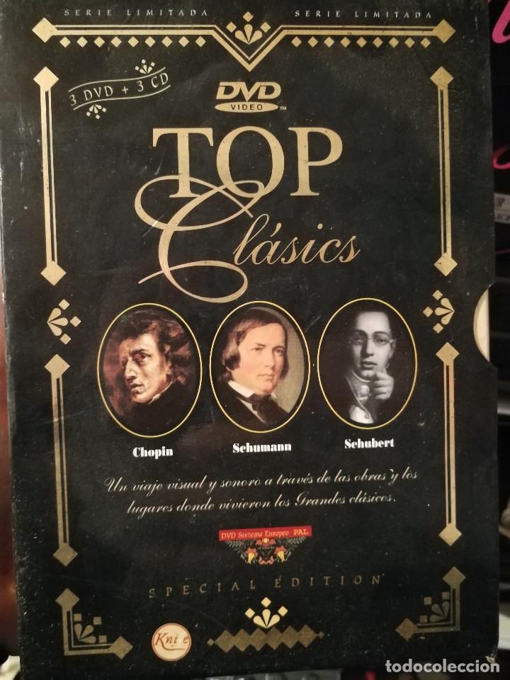 V&iacute;deos y DVD musicales: TOP CLASICS CHOPIN SCHUMANN SCHUBERT 3DVD 3CD