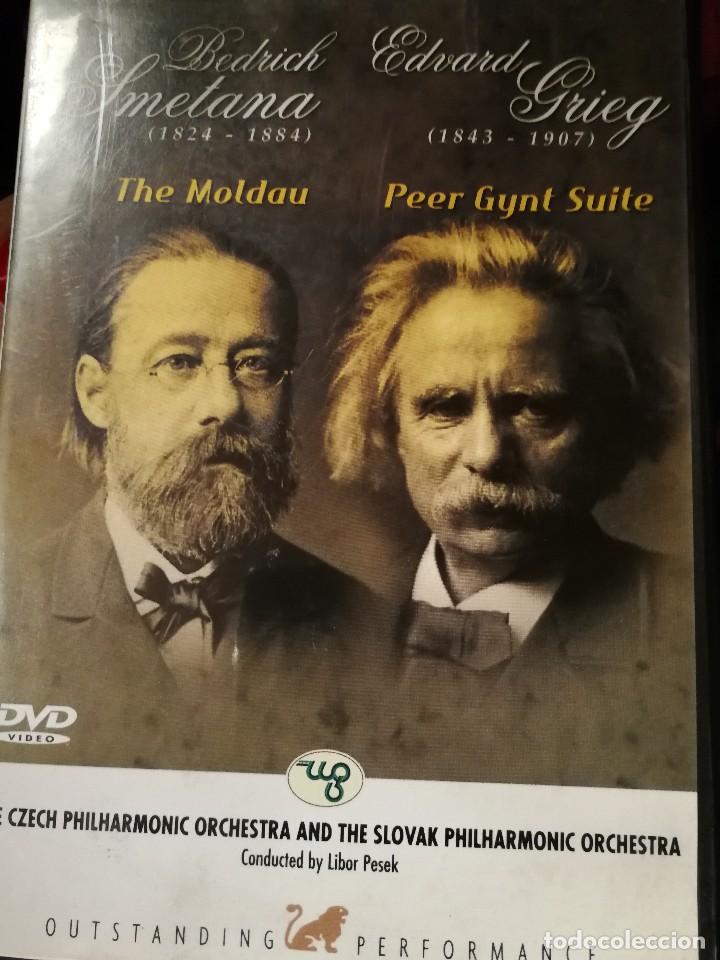 V&iacute;deos y DVD musicales: DVD FILARMONICA ORQUESTA CHECA  POR SMETANA  Y GRIEG