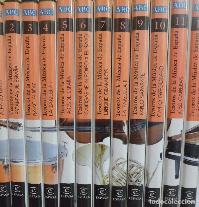 Video e DVD Musicali: 12 cd,s colecci&oacute;n Tesoros de la M&uacute;sica de Espa&ntilde;a - Espasa ABC - Formato caja DVD