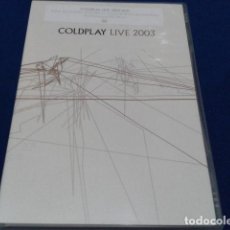 Vídeos y DVD Musicales: DVD + CD COLDPLAY ( LIVE 2003 ) CD ALBUM + DVD + LIBRETO - EMI 2003. Lote 115344091