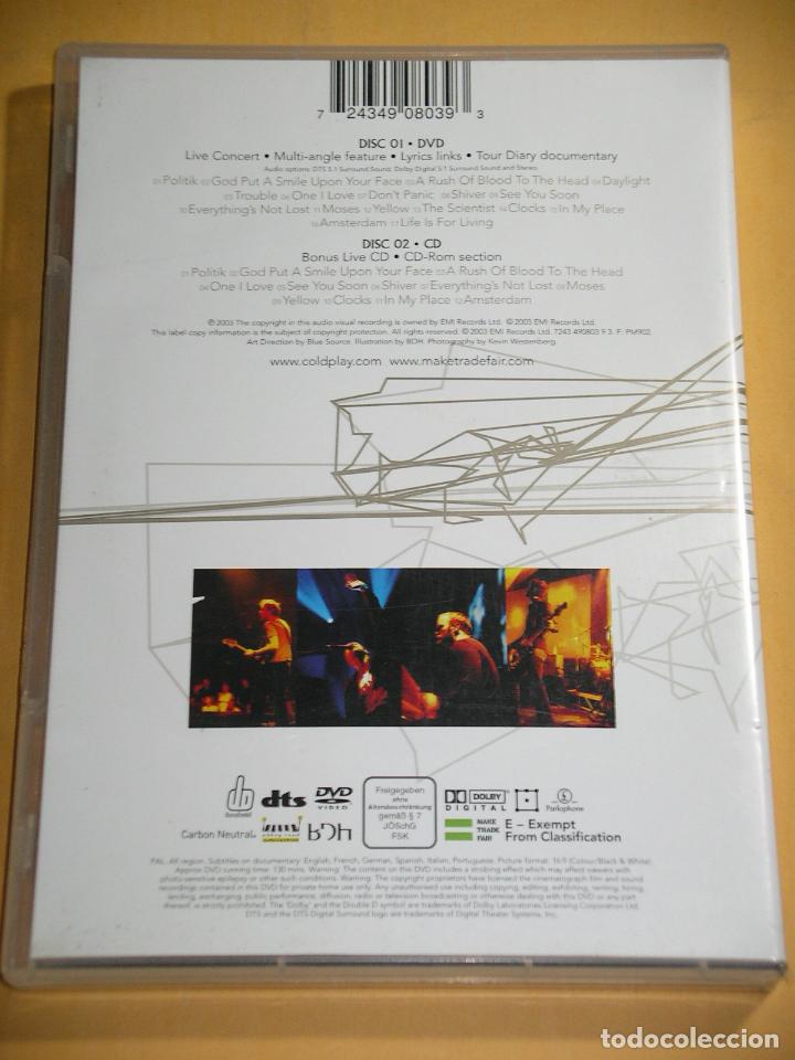 V&iacute;deos y DVD musicales: Coldplay, Live 2003, con CD + DVD, d4 - Foto 2