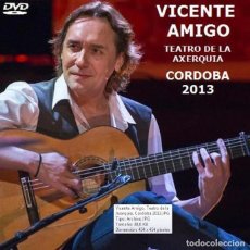 Vídeos y DVD Musicales: VICENTE AMIGO EN DIRECTO, TEATRO DE LA AXERQUIA, CORDOBA 2013 (DVD). Lote 352677054