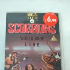 Vídeos y DVD Musicales: SCORPIONS WORLD WIDE LIVE VHS. Lote 119549120