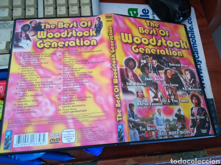 V&iacute;deos y DVD musicales: The best of woodstock generation dvd