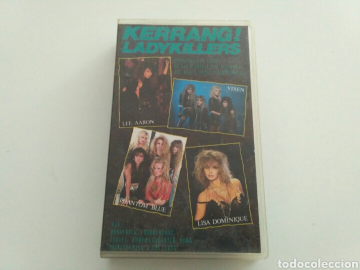 V&iacute;deos y DVD musicales: Kerrang! Ladykillers (VHS) - Foto 1