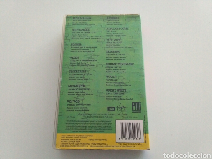 V&iacute;deos y DVD musicales: Kerrang! Video Kompilation 3 (VHS) - Foto 2
