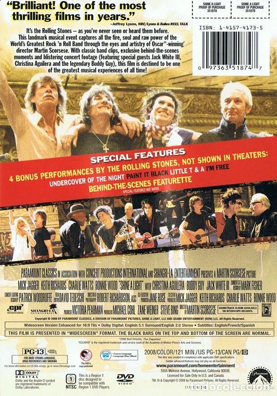 V&iacute;deos y DVD musicales: ROLLING STONES SHINE A LIGHT - Foto 2