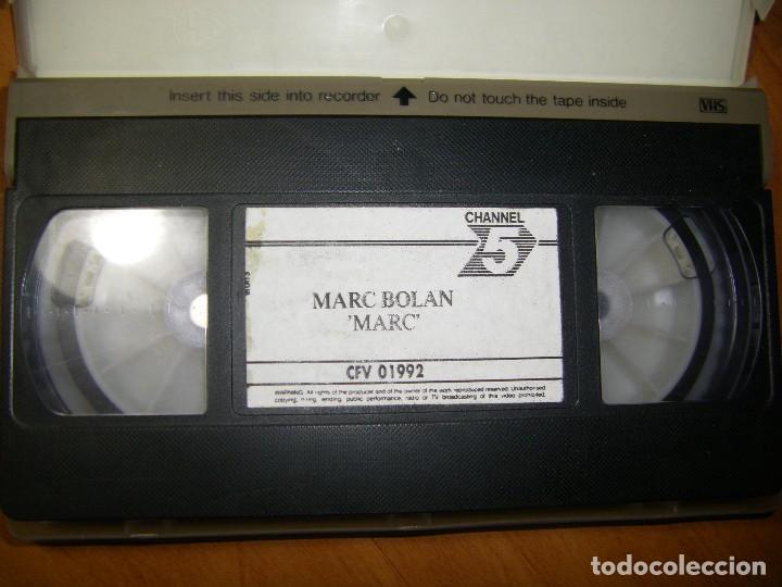 V&iacute;deos y DVD musicales: Marc Bolan. Marc. VHS - Foto 2