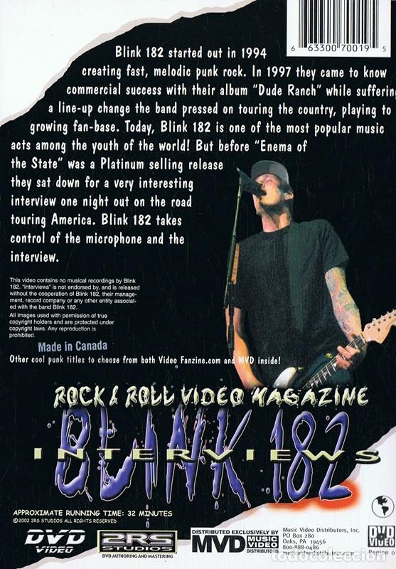 V&iacute;deos y DVD musicales: BLINK 182 INTERVIEWS - Foto 2