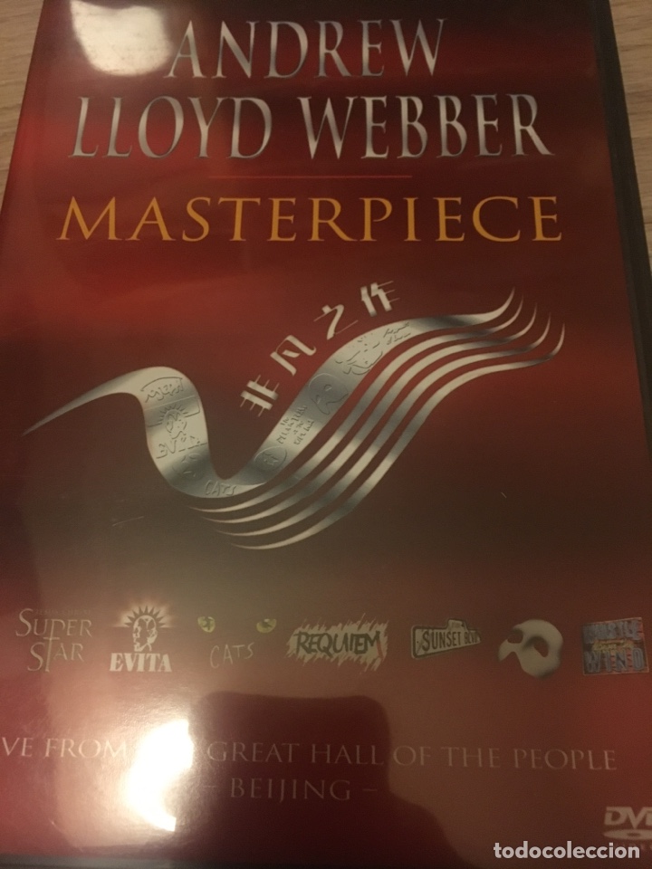 V&iacute;deos y DVD musicales: Andrew lloyd webber-masterpiece dvd - Foto 1