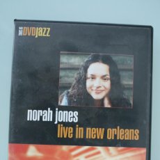 Vídeos y DVD Musicales: DVD MUSICAL NORAH JONES LIVE IN NEW ORLEANS - JAZZ – VER TITULOS TEMAS EN FOTOGRAFIA ADICIONAL. Lote 139355842