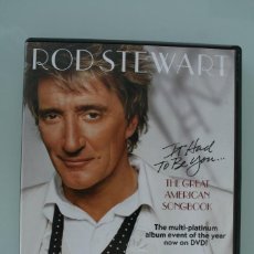 Vídeos y DVD Musicales: DVD MUSICAL ROD STEWART THE GREAT AMERICAN SONGBOOK – VER TITULOS TEMAS EN FOTOGRAFIA ADICIONAL. Lote 139355934