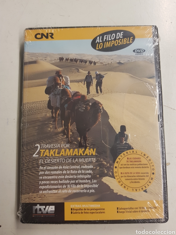 V&iacute;deos y DVD musicales: Al filo de lo imposible - Traves&iacute;a por taklamakan dvd nuevo