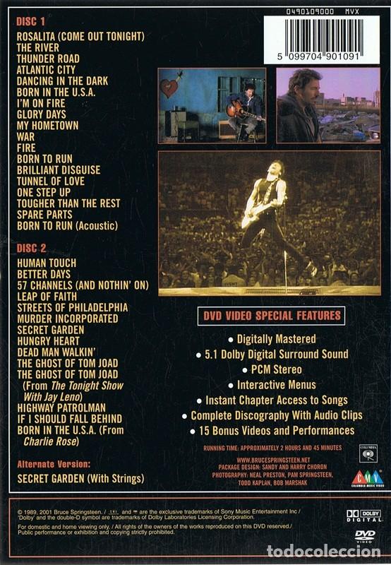 V&iacute;deos y DVD musicales: BRUCE SPRINGSTEEN THE COMPLETE VIDEO ANTHONY 1978 - 2000 - Foto 2