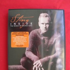 Vídeos y DVD Musicales: DVD - STING - INSIDE - THE SONGS OF SACRED LOVE.. Lote 149713346