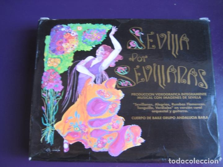 V&iacute;deos y DVD musicales: SEVILLA POR SEVILLANAS VHS 1996 - ALEGRIAS RUMBAS TANGUILLO VERDIALES - GRUPO ANDALUCIA BAILA