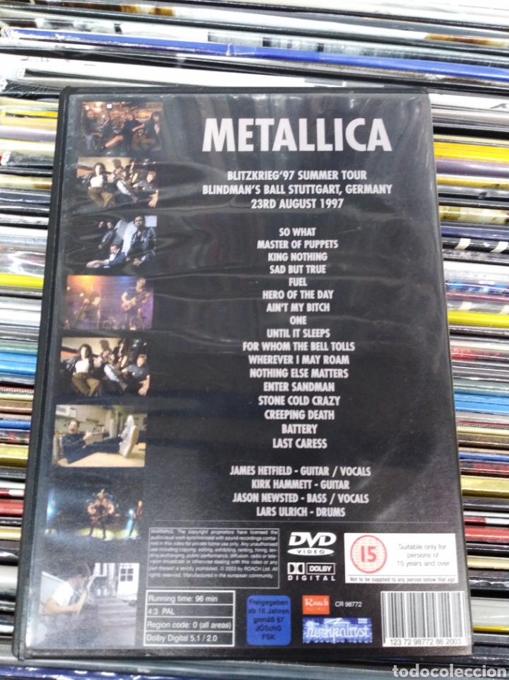 V&iacute;deos y DVD musicales: Metallica- blindmans ball - Foto 2