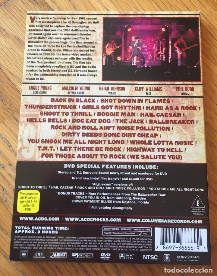 V&iacute;deos y DVD musicales: ACDC NO BULL Dvd - Foto 3