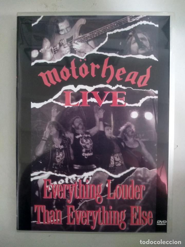 V&iacute;deos y DVD musicales: Mot&ouml;rhead &lrm;&ndash; Everything Louder Than Everything Else - dvd - Foto 1