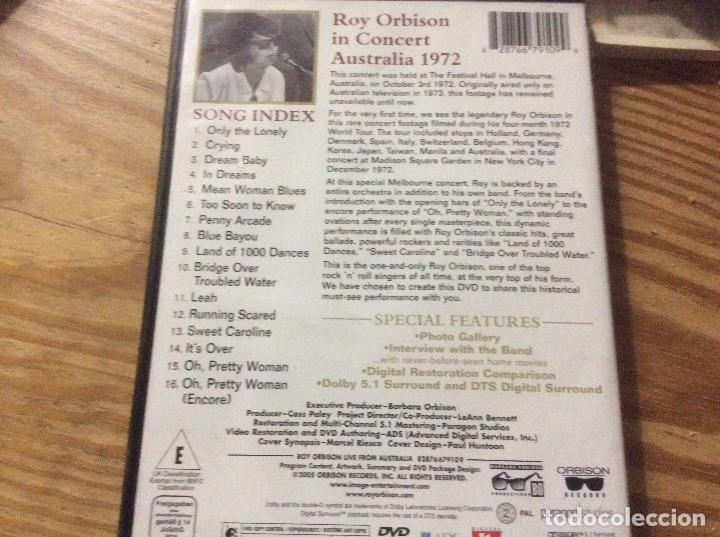 V&iacute;deos y DVD musicales: Ray orbison live in australia - Foto 2