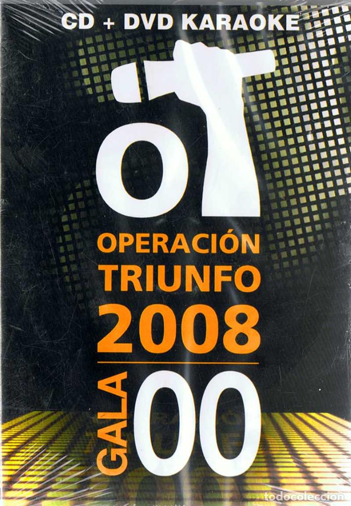V&iacute;deos y DVD musicales: Operaci&oacute;n Triunfo 2008. Gala 00. CD + DVD Karaoke. Universal Music (Precintado)
