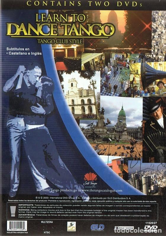 V&iacute;deos y DVD musicales: APRENDIENDO A BAILAR TANGO  ( 2 DVD) - Foto 2