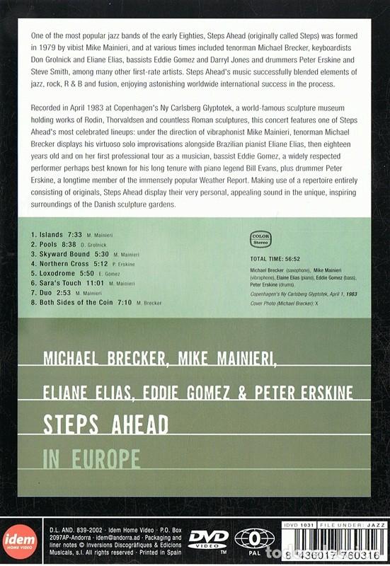 V&iacute;deos y DVD musicales: STEPS AHEAD IN EUROPE - Foto 2