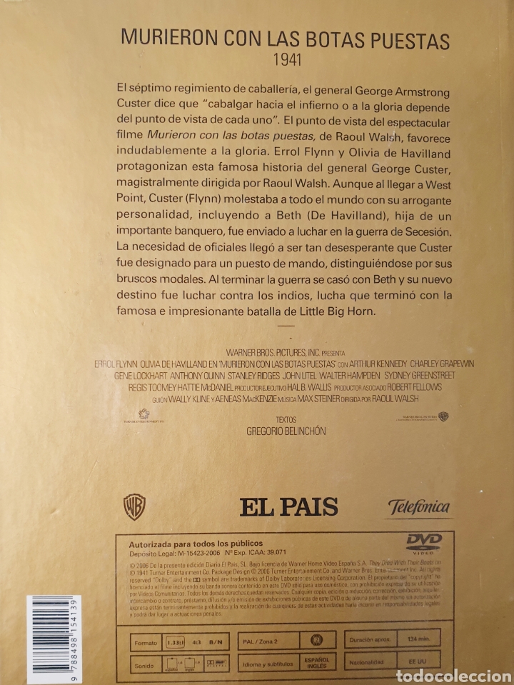 V&iacute;deos y DVD musicales: DVD+LIBRETO MURIERON CON LAS BOTAS PUESTAS - Foto 7