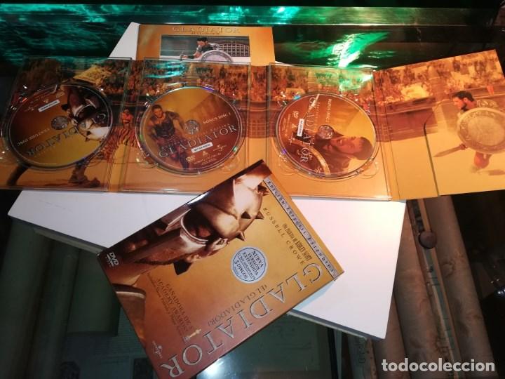 V&iacute;deos y DVD musicales: Gladiator, 3 DVD,  versi&ograve;n extendida, nuevos,  en su estuche original. - Foto 1